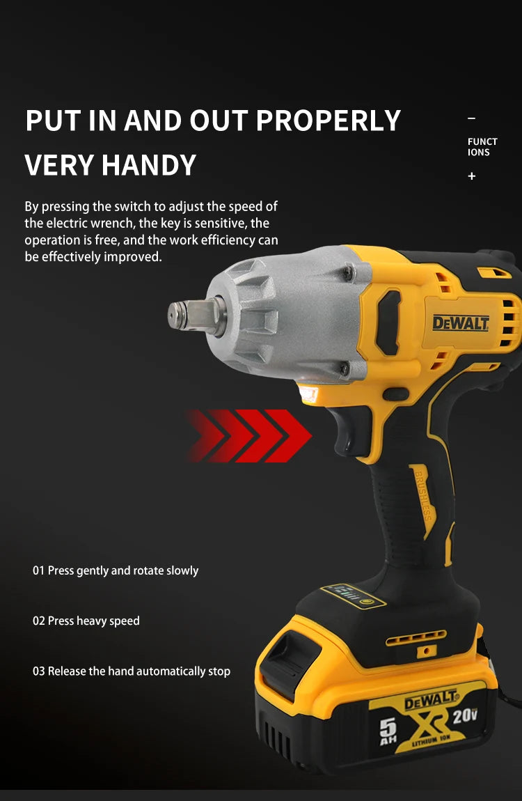 DEWALT 700N.M Brushless Electric Impact Wrench