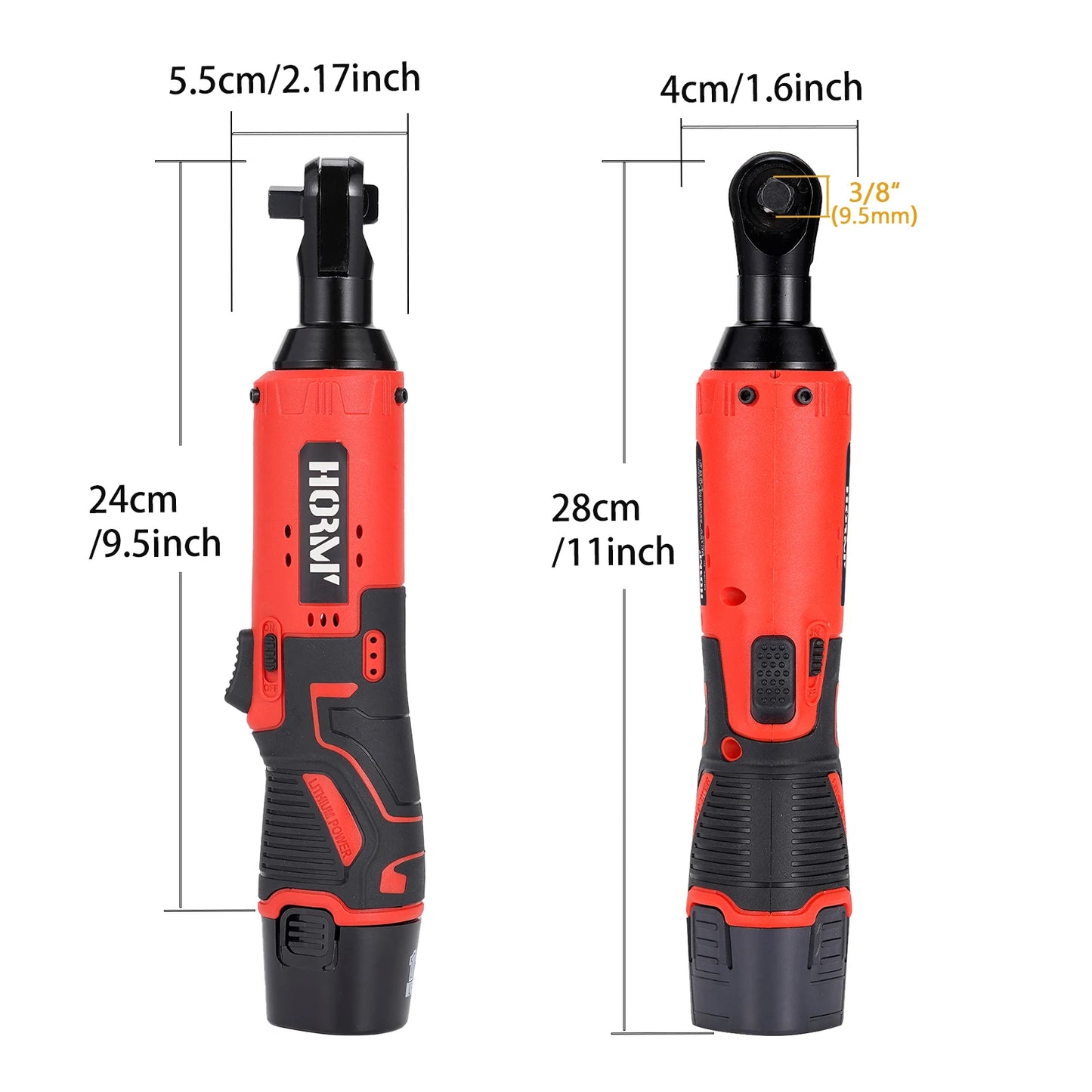 12V Cordless Electric Screwdriver Wrench 3/8 Inch Right Angle Ratchet Wrench Impact Drill Removal Screw Nut Car Repair Tool