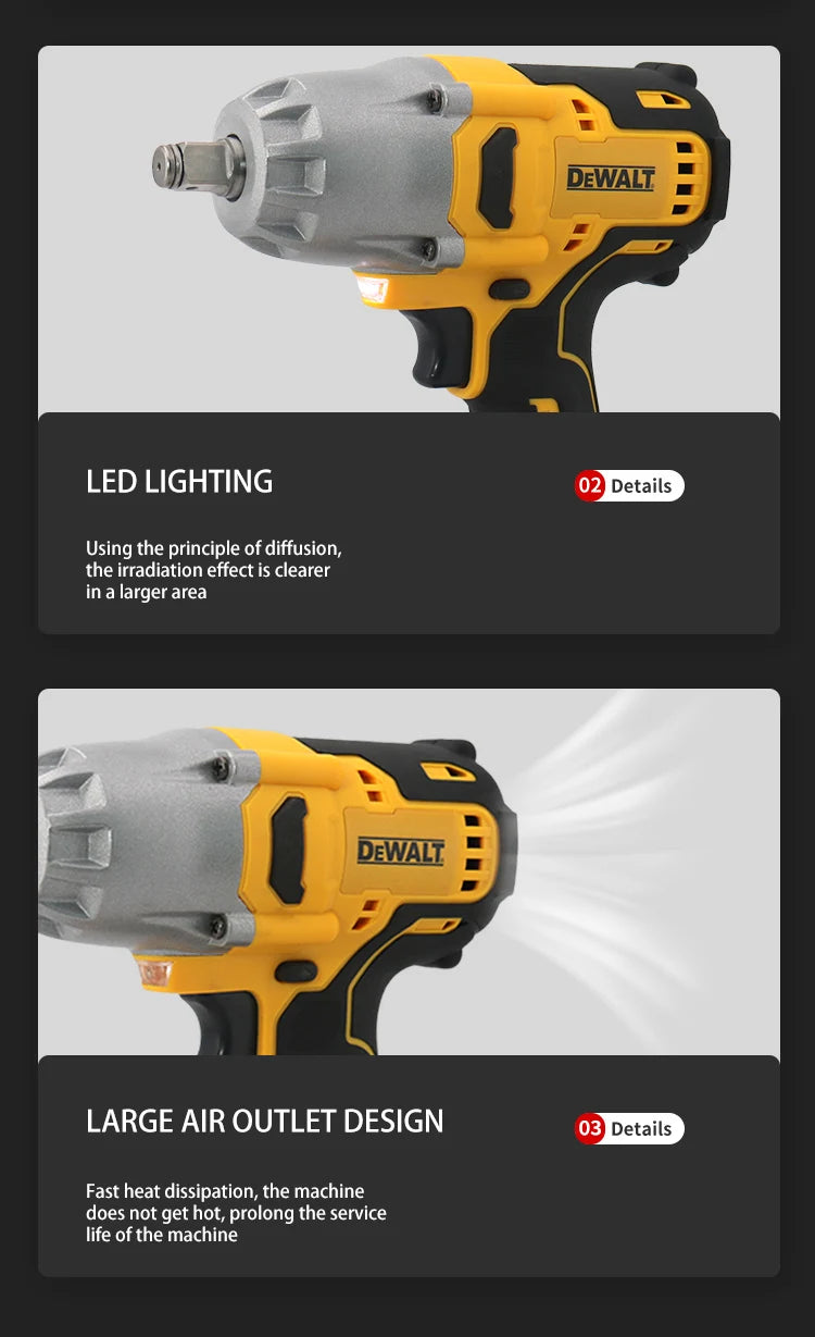 DEWALT 700N.M Brushless Electric Impact Wrench