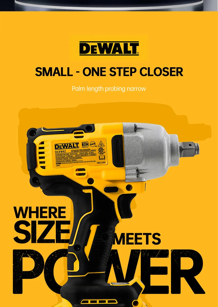 Dewalt DCF892 Electric Wrench 20V Brushless